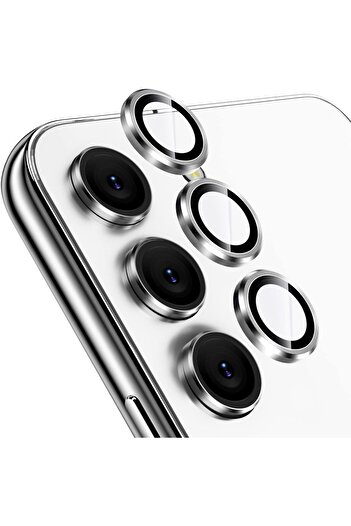 Fibaks For Samsung Galaxy S24 Fe Camera Protection Colorful Lens Protector Tempered Glass Protection