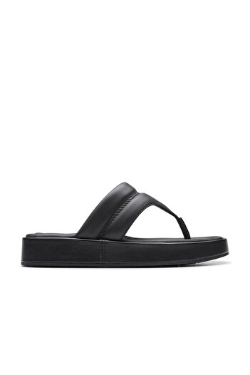 CLARKS Black Genuine leather Sandals For Womens