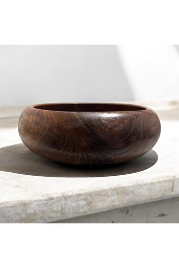 zagorwood Walnut Bowl, Wooden Bowl, One Piece Bowl