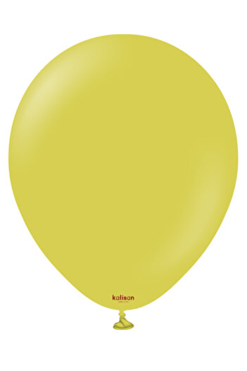 Kalisan Kali̇san Retro Olive Latex Balloon 12 Inches