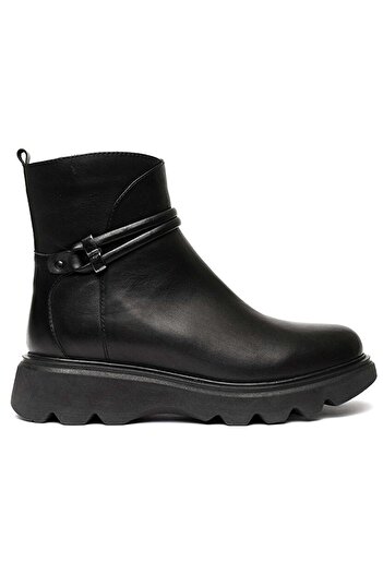 Greyder 33060 Zn Γυναικείες Μπότες Επίπεδη Σόλα Αστραγάλου ΜΑΥΡΟ