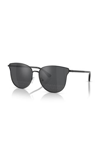 Michael Kors Woman Round Sunglasses- Mk 1120 - Lense Size:62mm - Shiny Black