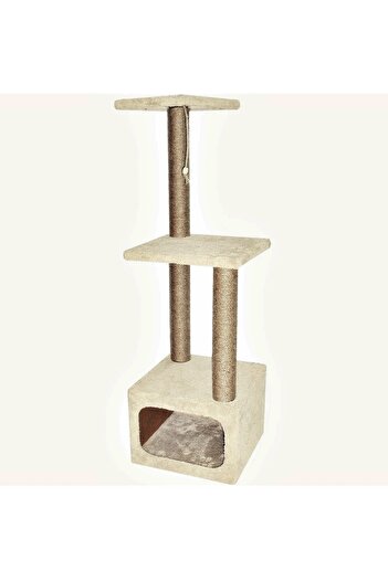 Turkuaz Tırmalama Tiered Cat House Scratching Tr2111 [light beige]
