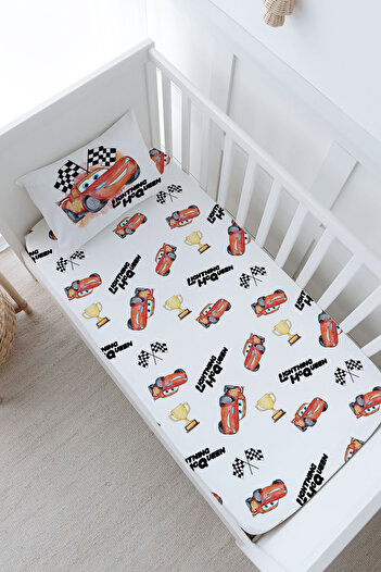 Tuğba Kuğu Baby Size Fitted Sheet Set - Cartoon Series - Lightning Mcquenn