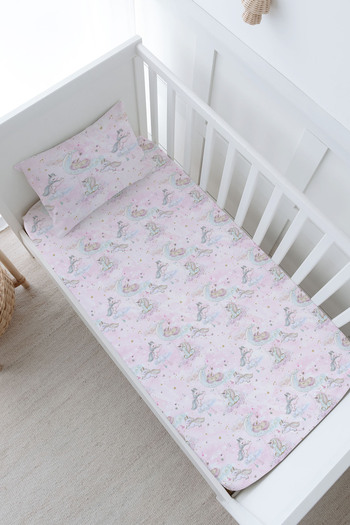 Tuğba Kuğu Unicorn Dream Iconic Series - Baby Size Fitted Sheet Set
