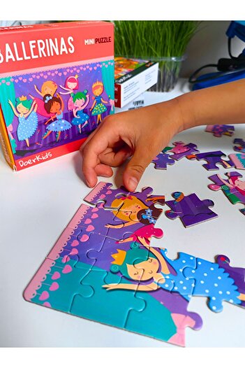 DoerKids Bale Gösterisi Sanatsal Mini Puzzle| 3-7 Yaş - 40 Parça
