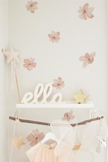 Kt Grup Wild Flowers Wall Sticker Set