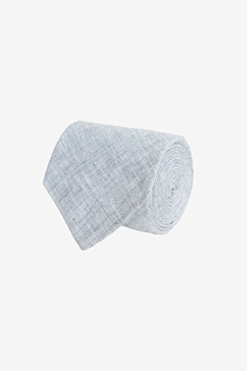 ALTINYILDIZ CLASSICS Men's Gray Linen Tie