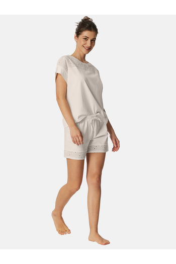 Schiesser Shorty Casual Nightwear Leichter Schlafanzug Kurz