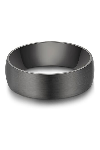 True Rebels Edelstahlring Ring Edelstahl gunmetal