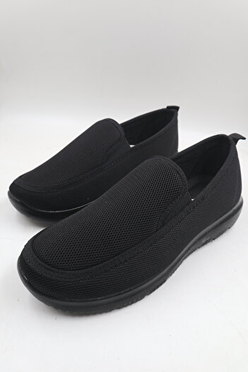 nazenintasarımlar Sneaker Flexible Lightweight Breathable Black Casual Shoe