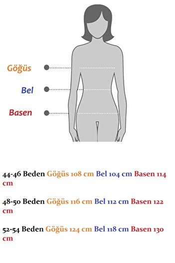 modayız Χειμερινό φόρεμα με τσέπες Plus Size 34D-2468