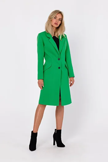 Made of Emotion Classic coat fastened with buttons