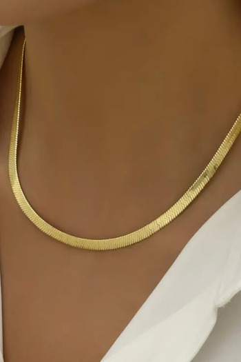 Tupek Store Steel Italian Chain Necklace