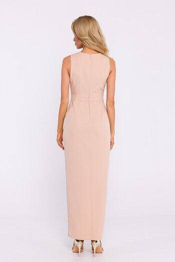 Made of Emotion Maxi dress with mixed materials