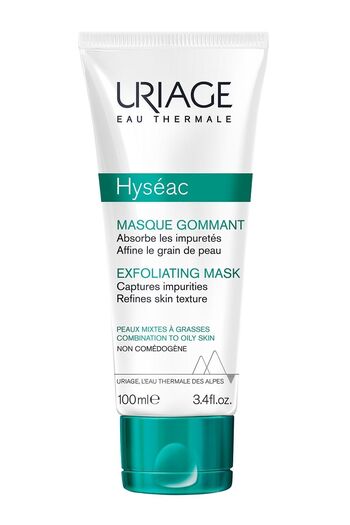 Uriage Hyseac Exfoliating Mask 100 ml Peeling for Combination and Oily Skin