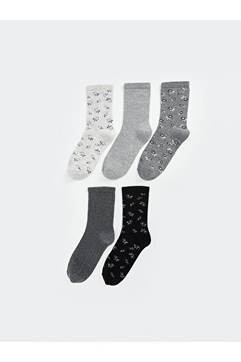LC Waikiki Pack of 5 Patterned Women's Socks