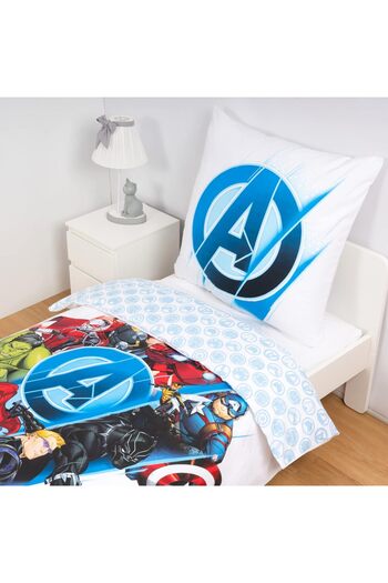 Disney Collection Disney Home Avengers reversible bed linen set 140x200 - pillowcase 65x65 - super soft renforce 100%