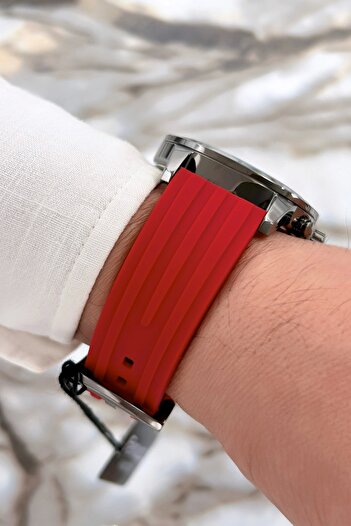 Ferrucci Function Men's Wristwatch with Silicone Cord Bracelet Gift 3atm Red Sdfer065