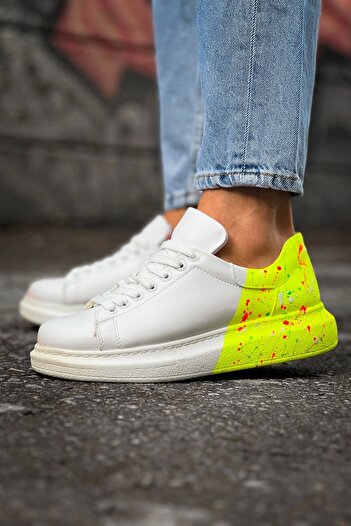 Chekich Ch254 Cbt Pittura Чоловіче взуття 502 Неоновий жовтий каблук Splush