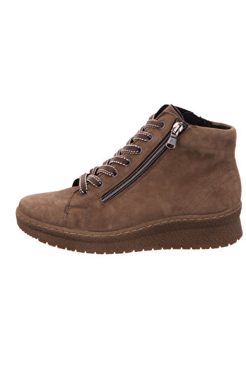 Semler Schnür-Stiefeletten für Damen v hnědé barvě