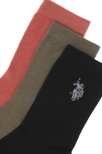 U.S. Polo Assn. Boy's 3-Piece Sock Set 50299298-Vr046