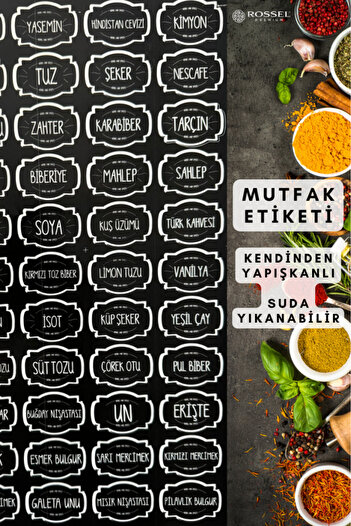 Rossel Premium Set of 9 Smoked Luxury Food Storage - 1400ml Label Gift