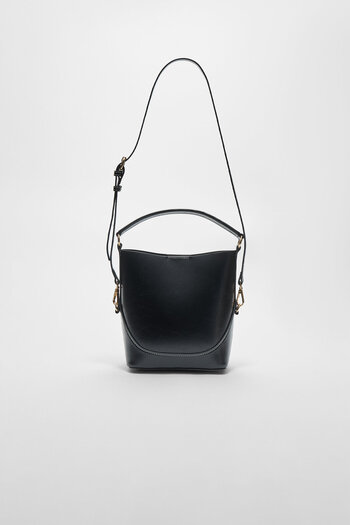 Stradivarius Mini bucket bag with strap