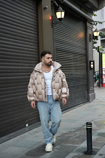 MİS MODA Design Inflatable Men's Coat
