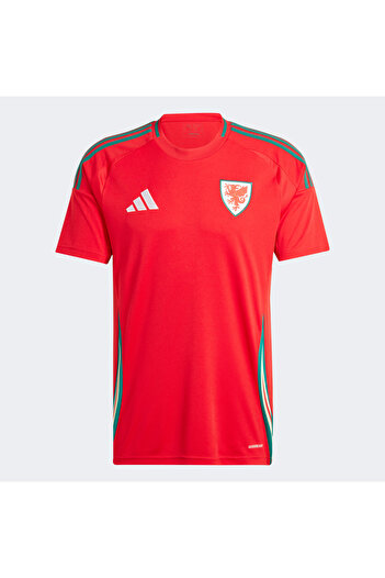 adidas Galler Milli Takım Erkek Kırmızı Futbol Forması