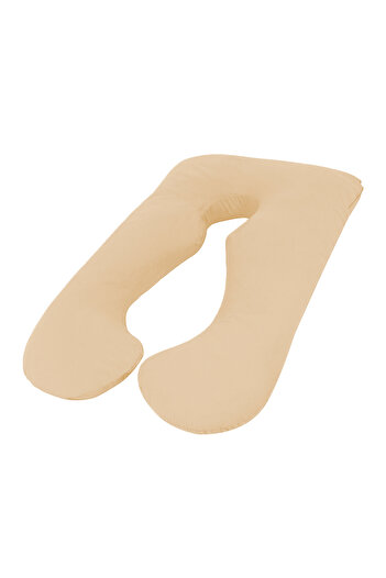 Generic U Shape Comfortable Pregnancy & Maternity Pillow By Mother Comfort,Beige