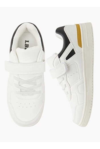 LBL by Shoexpress Colourblock Sneakers with Hook and Loop Closure - SX240035K