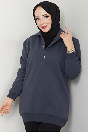 modapodyum Anthracite Color Hijab Sweat