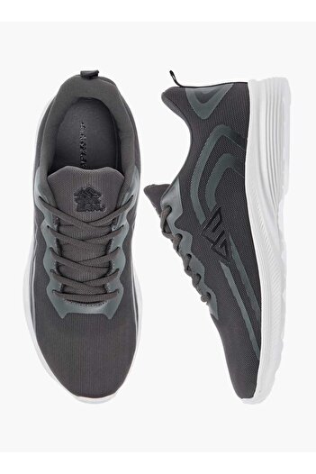 Oaklan by Shoexpress Logo Print Sports Shoes with Lace-up Closure
