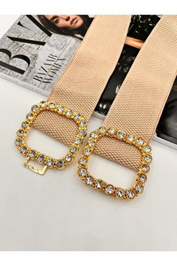 MODAM HİFA Diamond Rhinestone Elastic Γυναικεία Ζώνη Φόρεμα Ζώνη Πουκάμισο Ζώνη Ζώνη Παλτό Ζώνη με πέτρες