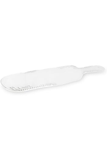 STOREMAX Goldwhirl Maris Melamine White Large Serving Dish 44.2X14.1X1.2 cm Trendflash 467437