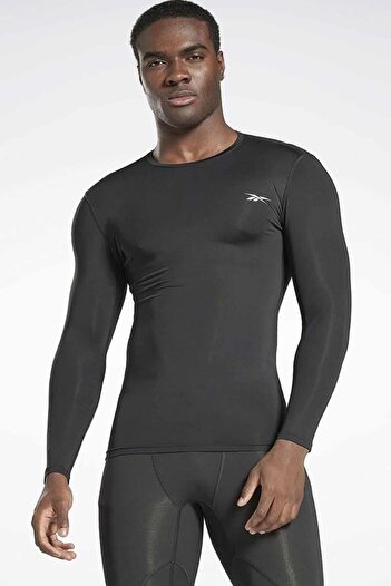 Reebok Ανδρικό φούτερ σώματος Wor Ls Comp Tee Hg6379μαύρο