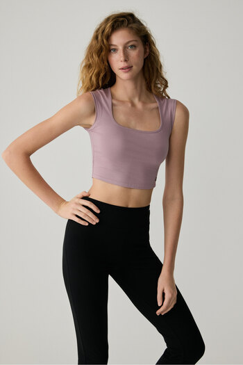Urban Beat Nasya Women's Light Plum Bustier