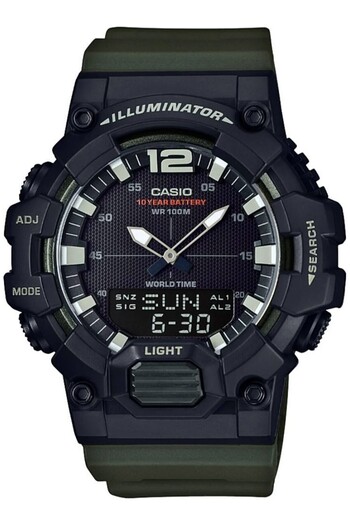 Casio Black Khaki Color Men's Wristwatch