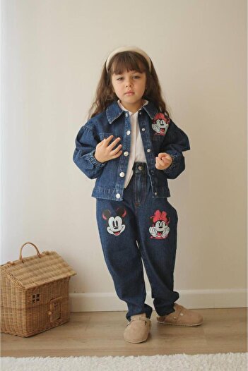 KOKOŞ BEBEK Gömlekli Minnie Kot Kombin | 3/6 Yaş Arası