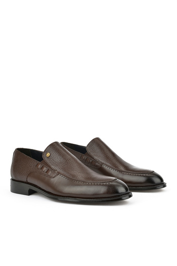Ziya Genuine Leather Men's Classic Shoes - 15148Z090 Brown