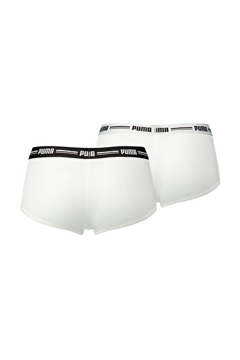 Puma Damen Mini Shorts - Iconic, Soft Cotton Modal Stretch, 4er Pack