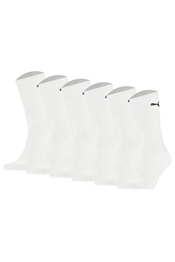 Puma Unisex Sport-Socken, 6er Pack - Sport Crew Lightweigth, Tennissocken, uni