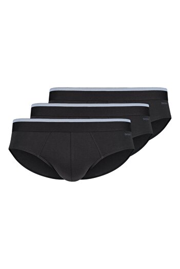 Skiny Herren Slips. 3er Pack - Brasil-Slips Cotton Multipack, Unterwäsche, Cotton Stretch