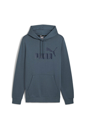 Puma Herren Hoodie - ESS Big Logo Hoodie FL, Kapuze, Logo