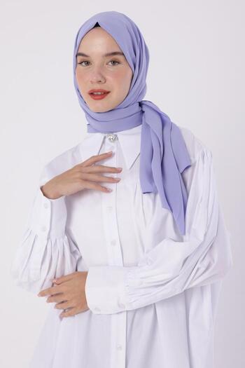 ALLDAY Lilac-Medine Silk Shawl