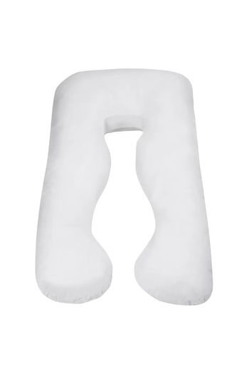 Blooming Blossom - U Shape Full Body Pregnancy Pillow - White
