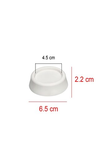 Badem10 (4 Pcs) White Goods Laundry Refrigerator Machine Anti-Vibration Riser Foot Stand