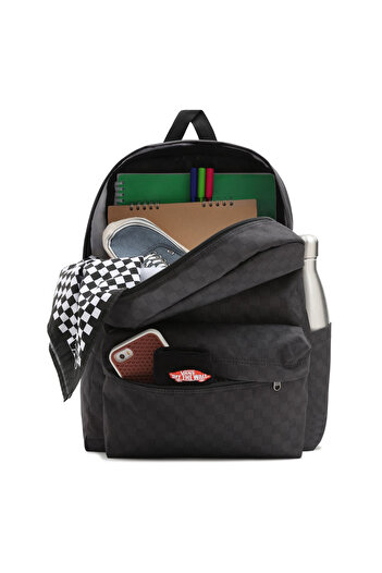 Vans Old Skool Check Siyah Sırt Çantası