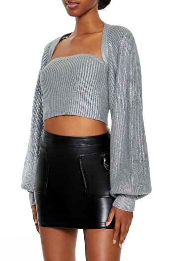 Forever 21 Simli Triko Hırka
